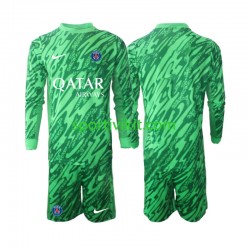 Completo da calcio Bambini Paris Saint-Germain Portiere Maglia Seconda 2024-2025 Manica Lunga