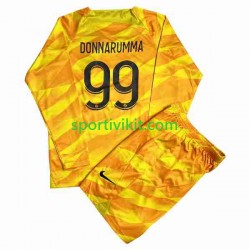 Completo da calcio Bambini Paris Saint-Germain Portiere DONNARUMMA 99 Maglia Seconda 2023-2024 Manica Lunga
