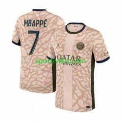 Paris Saint-Germain Mbappé Kylian 7 Uomo Maglia Quarto 2023-2024 Manica Corta
