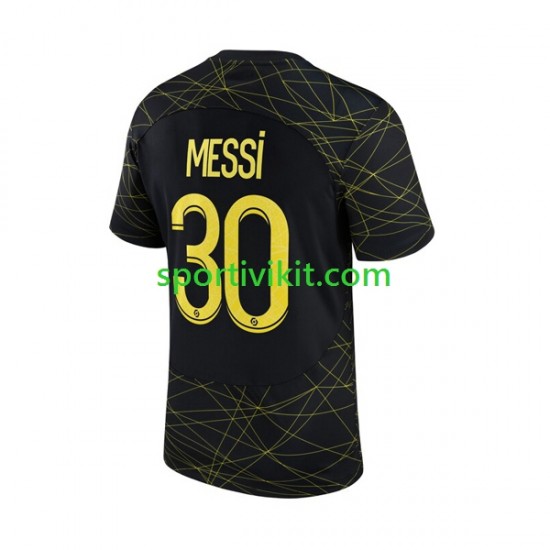Paris Saint-Germain Lionel Messi 10 Uomo Maglia Quarto 2022-2023 Manica Corta