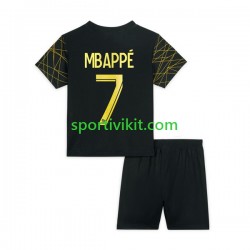 Completo da calcio Bambini Paris Saint-Germain Mbappé 7 Maglia Quarto 2022-2023 Manica Corta