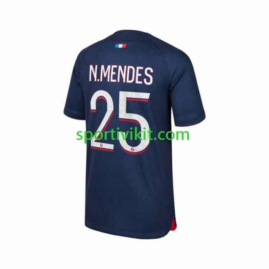 Paris Saint-Germain N.Mendes 25 Uomo Maglia Prima 2023-2024 Manica Corta Paris Saint-Germain N.Mendes 25 Uomo Maglia Prima 2023-2024 Manica Corta