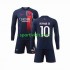 Completo da calcio Bambini Paris Saint-Germain Neymar Jr 10 Maglia Prima 2023-2024 Manica Lunga
