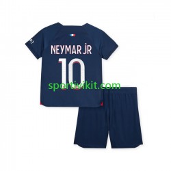 Completo da calcio Bambini Paris Saint-Germain Neymar Jr 10 Maglia Prima 2023-2024 Manica Corta