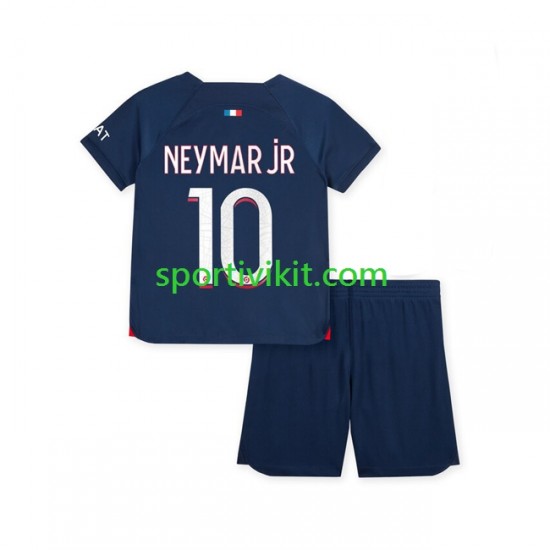 Completo da calcio Bambini Paris Saint-Germain Neymar Jr 10 Maglia Prima 2023-2024 Manica Corta Completo da calcio Bambini Paris Saint-Germain Neymar Jr 10 Maglia Prima 2023-2024 Manica Corta
