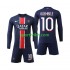 Completo da calcio Bambini Paris Saint-Germain O Dembele 10 Maglia Prima 2024-2025 Manica Lunga