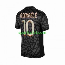 Paris Saint-Germain O.Dembele 10 Uomo Maglia Terza 2023-2024 Manica Corta