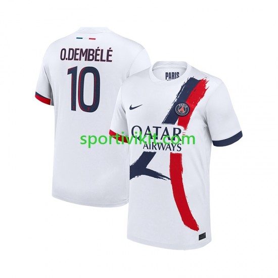 Paris Saint-Germain Ousmane Dembele 10 Uomo Maglia Seconda 2024-2025 Manica Corta Paris Saint-Germain Ousmane Dembele 10 Uomo Maglia Seconda 2024-2025 Manica Corta