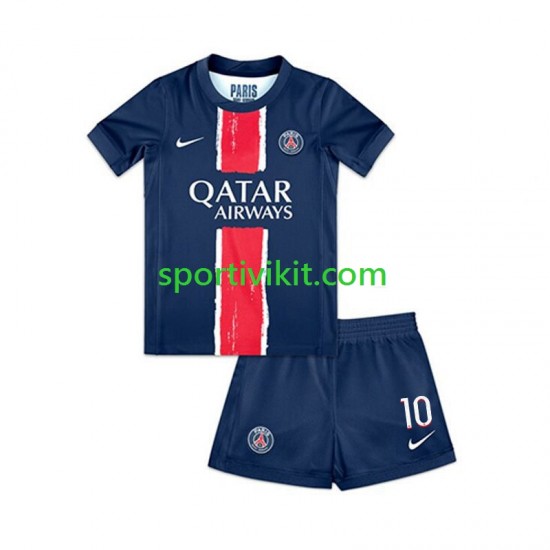 Completo da calcio Bambini Paris Saint-Germain Ousmane Dembele 10 Maglia Prima 2024-2025 Manica Corta