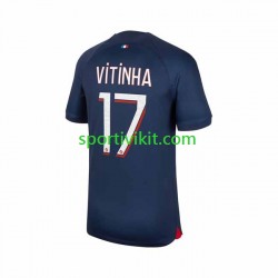 Paris Saint-Germain Vitinha 17 Uomo Maglia Prima 2023-2024 Manica Corta