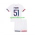 Completo da calcio Bambini Paris Saint-Germain Willian Pacho 51 Maglia Seconda 2024-2025 Manica Corta
