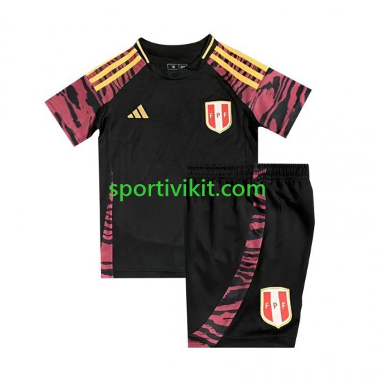 Completo da calcio Bambini Perù Copa America Maglia Seconda 2024 Manica Corta