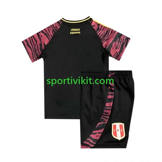 Completo da calcio Bambini Perù Copa America Maglia Seconda 2024 Manica Corta