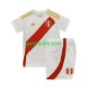 Completo da calcio Bambini Perù Copa America Bianco Maglia Prima 2024 Manica Corta