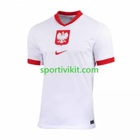 Polonia Uomo Maglia Prima 2024 Manica Corta