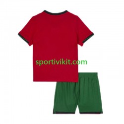 Completo da calcio Bambini Portogallo Maglia Prima Euro 2024 Manica Corta