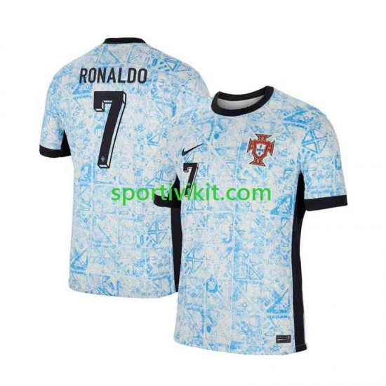 Portogallo Cristiano Ronaldo 7 Uomo Maglia Seconda Euro 2024 Manica Corta