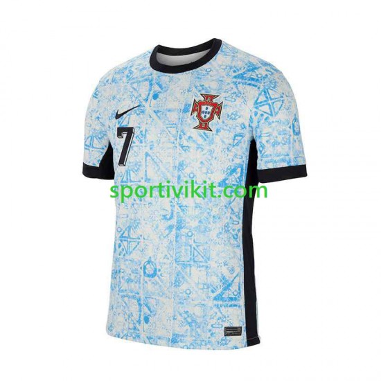 Portogallo Cristiano Ronaldo 7 Uomo Maglia Seconda Euro 2024 Manica Corta