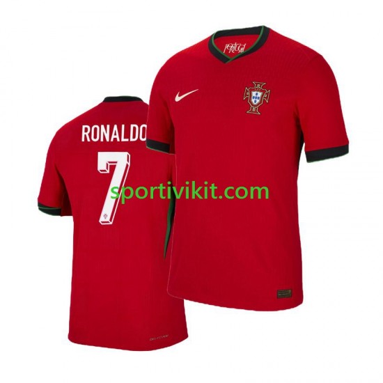 Portogallo Cristiano Ronaldo 7 Uomo Maglia Prima Euro 2024 Manica Corta Portogallo Cristiano Ronaldo 7 Uomo Maglia Prima Euro 2024 Manica Corta
