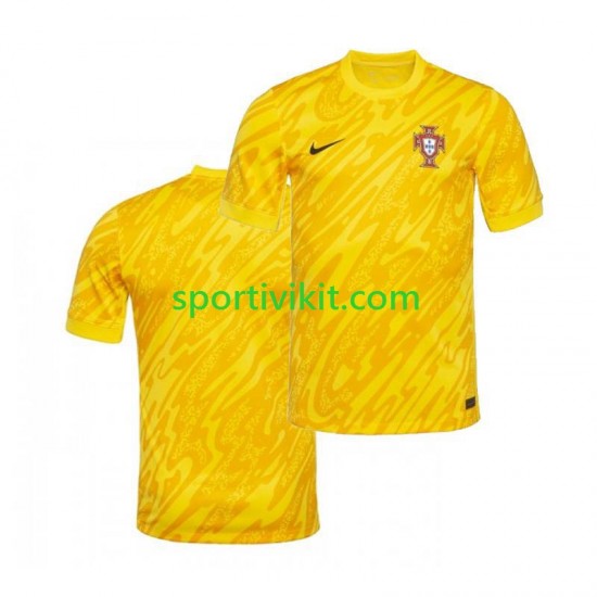 Portogallo Portiere Uomo Maglia Prima Euro 2024 Manica Corta Portogallo Portiere Uomo Maglia Prima Euro 2024 Manica Corta