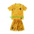 Completo da calcio Bambini Portogallo Portiere Giallo Maglia Prima Euro 2024 Manica Corta