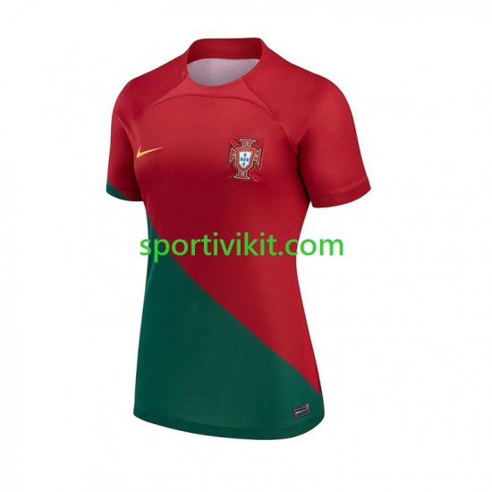 Portogallo Donna Maglia Prima Coppa del Mondo 2022 Manica Corta