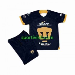 Completo da calcio Bambini Pumas UNAM Maglia Seconda 2023-2024 Manica Corta