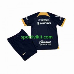 Completo da calcio Bambini Pumas UNAM Maglia Seconda 2023-2024 Manica Corta