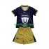 Completo da calcio Bambini Pumas UNAM Maglia Seconda 2024-2025 Manica Corta