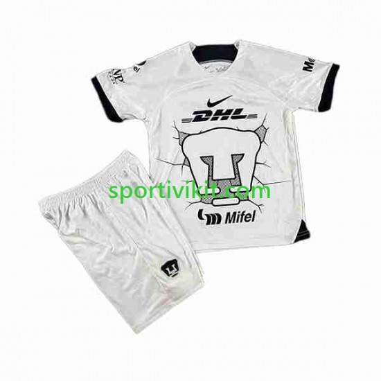 Completo da calcio Bambini Pumas UNAM Maglia Prima 2023-2024 Manica Corta