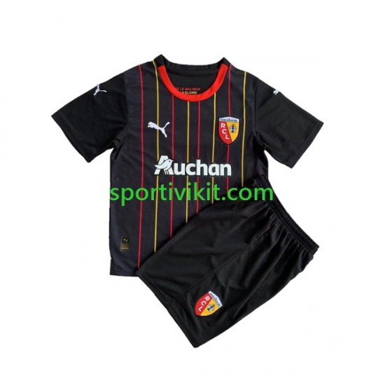 Completo da calcio Bambini RC Lens Maglia Seconda 2023-2024 Manica Corta