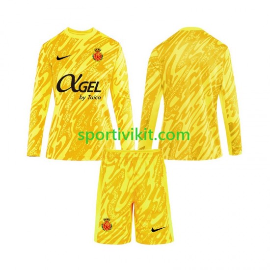Completo da calcio Bambini Portiere RCD Mallorca Maglia Terza 2024-2025 Manica Lunga Completo da calcio Bambini Portiere RCD Mallorca Maglia Terza 2024-2025 Manica Lunga