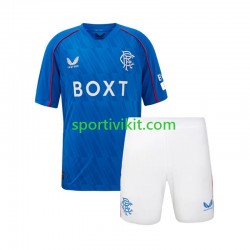 Completo da calcio Bambini Rangers Maglia Prima 2024-2025 Manica Corta