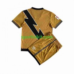 Completo da calcio Bambini Rayo Vallecano Maglia Terza 2023-2024 Manica Corta