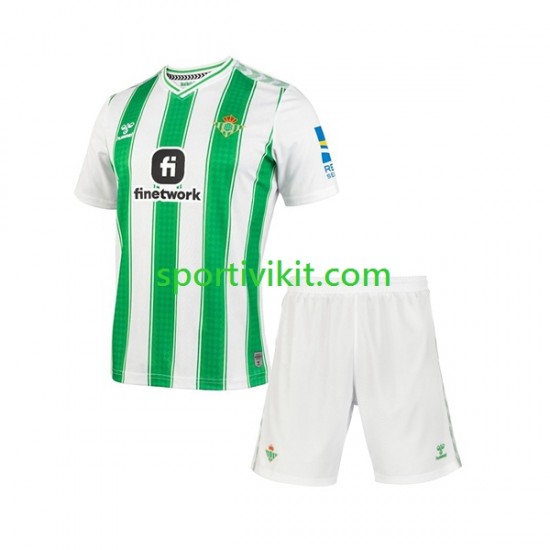 Completo da calcio Bambini Real Betis Maglia Prima 2023-2024 Manica Corta