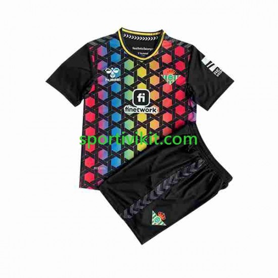 Completo da calcio Bambini Real Betis Portiere Maglia Prima 2023-2024 Manica Corta Completo da calcio Bambini Real Betis Portiere Maglia Prima 2023-2024 Manica Corta
