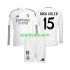 Completo da calcio Bambini Real Madrid Arda Guler 15 Maglia Prima 2024-2025 Manica Lunga