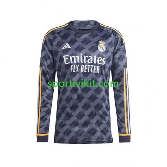 Real Madrid Uomo Maglia Seconda 2023-2024 Manica Lunga Real Madrid Uomo Maglia Seconda 2023-2024 Manica Lunga
