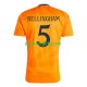 Real Madrid BELLINGHAM 5 Uomo Maglia Seconda 2024-2025 Manica Corta