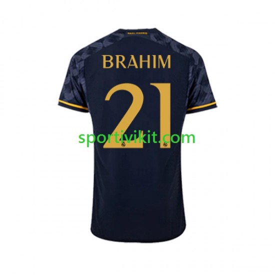 Real Madrid Brahim Diaz 21 Uomo Maglia Seconda 2023-2024 Manica Corta
