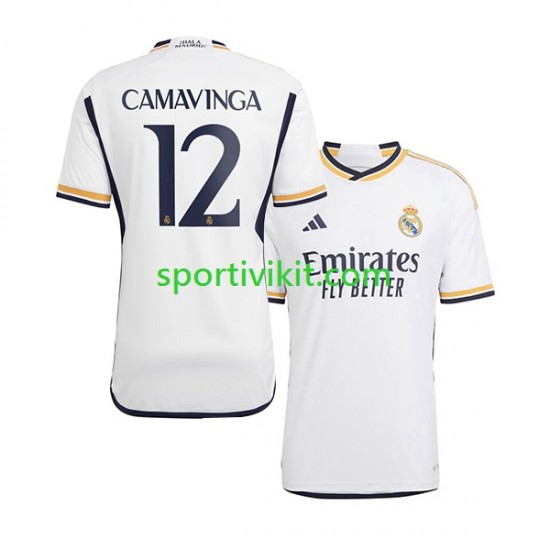 Real Madrid Camavinga 12 Uomo Maglia Prima 2023-2024 Manica Corta Real Madrid Camavinga 12 Uomo Maglia Prima 2023-2024 Manica Corta