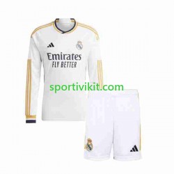 Completo da calcio Bambini Real Madrid Maglia Prima 2023-2024 Manica Lunga