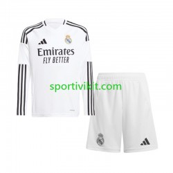 Completo da calcio Bambini Real Madrid Maglia Prima 2024-2025 Manica Lunga