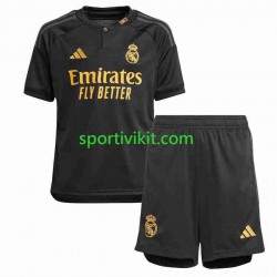 Completo da calcio Bambini Real Madrid Maglia Terza 2023-2024 Manica Corta