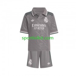 Completo da calcio Bambini Real Madrid Maglia Terza 2024-2025 Manica Corta