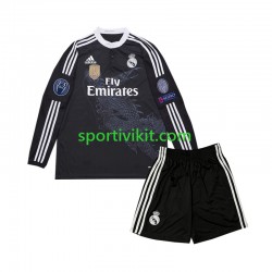 Completo da calcio Bambini Real Madrid Retro 2014 Maglia Terza Manica Lunga