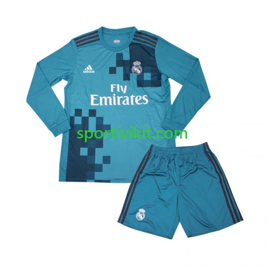 Completo da calcio Bambini Real Madrid Retro 2017 Maglia Terza Manica Lunga Completo da calcio Bambini Real Madrid Retro 2017 Maglia Terza Manica Lunga