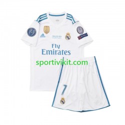 Completo da calcio Bambini Real Madrid Cristiano Ronaldo 7 Retro 2017 Maglia Prima Manica Corta