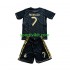 Completo da calcio Bambini Real Madrid Cristiano Ronaldo 7 Retro 2011-2012 Maglia Seconda Manica Corta