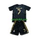 Completo da calcio Bambini Real Madrid Cristiano Ronaldo 7 Retro 2011-2012 Maglia Seconda Manica Corta